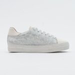 Lucy white Vegan Leather Lace Trainer