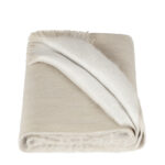 Double Scarf Beige & White