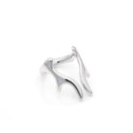 Antlers Medium Ring Silver