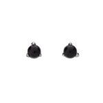 Bones Mini Earrings Black Onyx