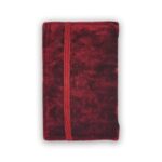 Salavaged fabric Card Wallet- Red velvet
