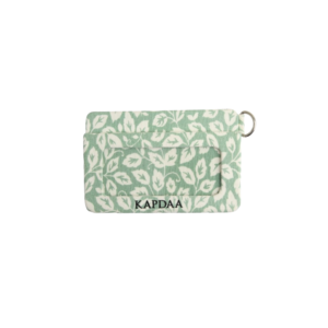 kapdaa green and white wallet