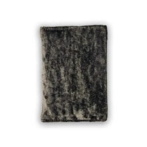 Salavaged fabric Passport Holder- Brown velvet - Kapdaa-The-Offcut
