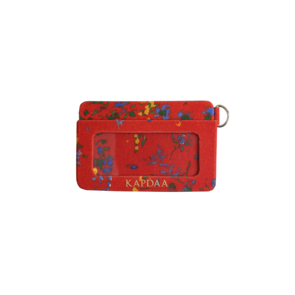 kapdaa floral red wallet