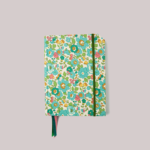 Floral Journal – Persian Green Pink And Yellow Floral Calico On Off White