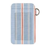Sustainable Card Wallet – Blue Red And White Stripes