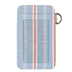 Sustainable Card Wallet Blue Red and White