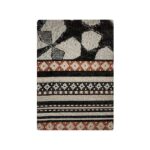 Fraas A6 Notebooks- Brown black floral