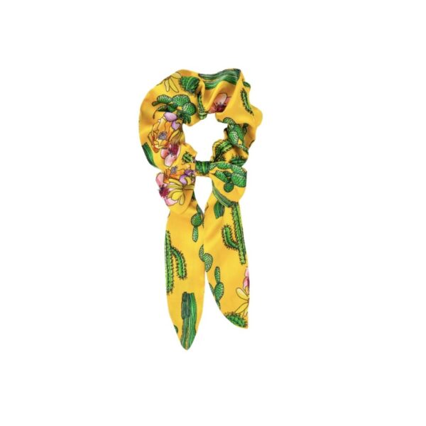 Stainable Floral Print Scrunchy Online