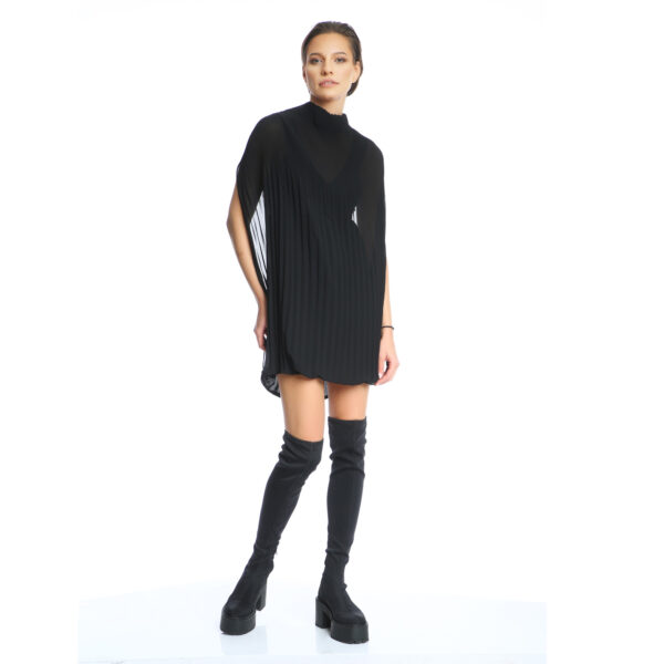 black knee Mini dress silvia serban