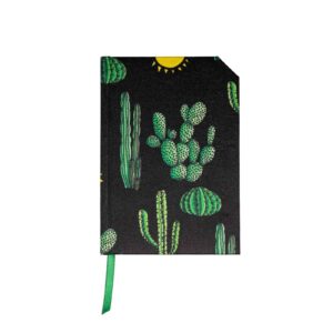 KAPDAA A6 Notebook Cactus Print On Black