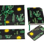 Phoebe Grace X KAPDAA – Sustainable Gift Set for Him and Her – Cactus Print on Black