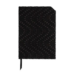 Sustainable A5 Classic Journal Black Lace