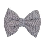 Pet Bow Tie – Blue And White Abstract Print