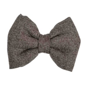 Pet Bow Tie White And Brown
