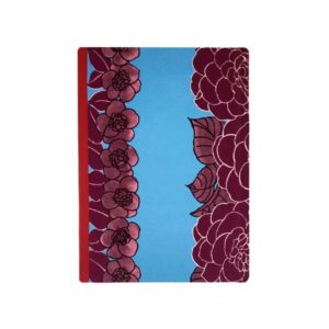 Mantero A5 Notebook- Blue with flowers