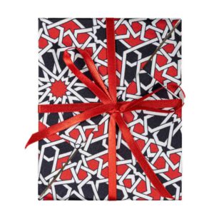 Sustainable Greeting Cards White, Black and Red
