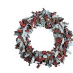 Sustainable Fabric Wreath – Tartans and Tweeds