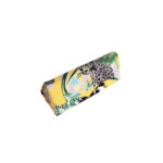 Sustainable Foldable Glasses Case – Cheetah Print in Off White, Yellow, Purple, Black and Green