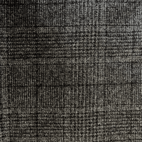 Sustainable Woolen Scarf Dark Grey Fabric