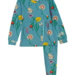 Kids Jersey 2 Piece Pyjamas Field Flowers