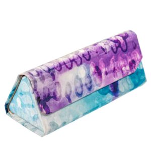 Sustainable Sunglass Case Abstract Print