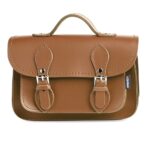 Handmade Leather Micro satchel Plus -Chestnut