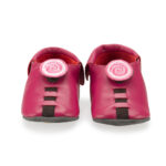SHU-006 – Pink Leather Shoe with Light Pink Swirl