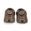 SHU-010 – Brown Leather Shoe with Brown Swirl